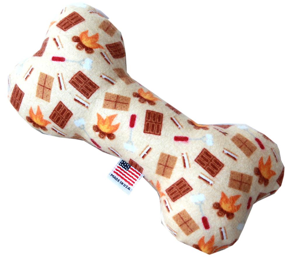 6" Bone Dog Toy Campfire