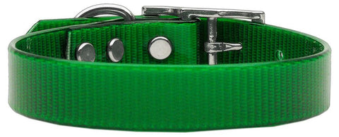 Plain Tropical Jelly Collars Emerald Green Sm