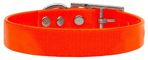 Plain Tropical Jelly Collars Orange Sm