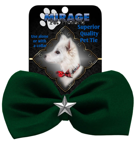 Silver Star Widget Pet Bowtie Green