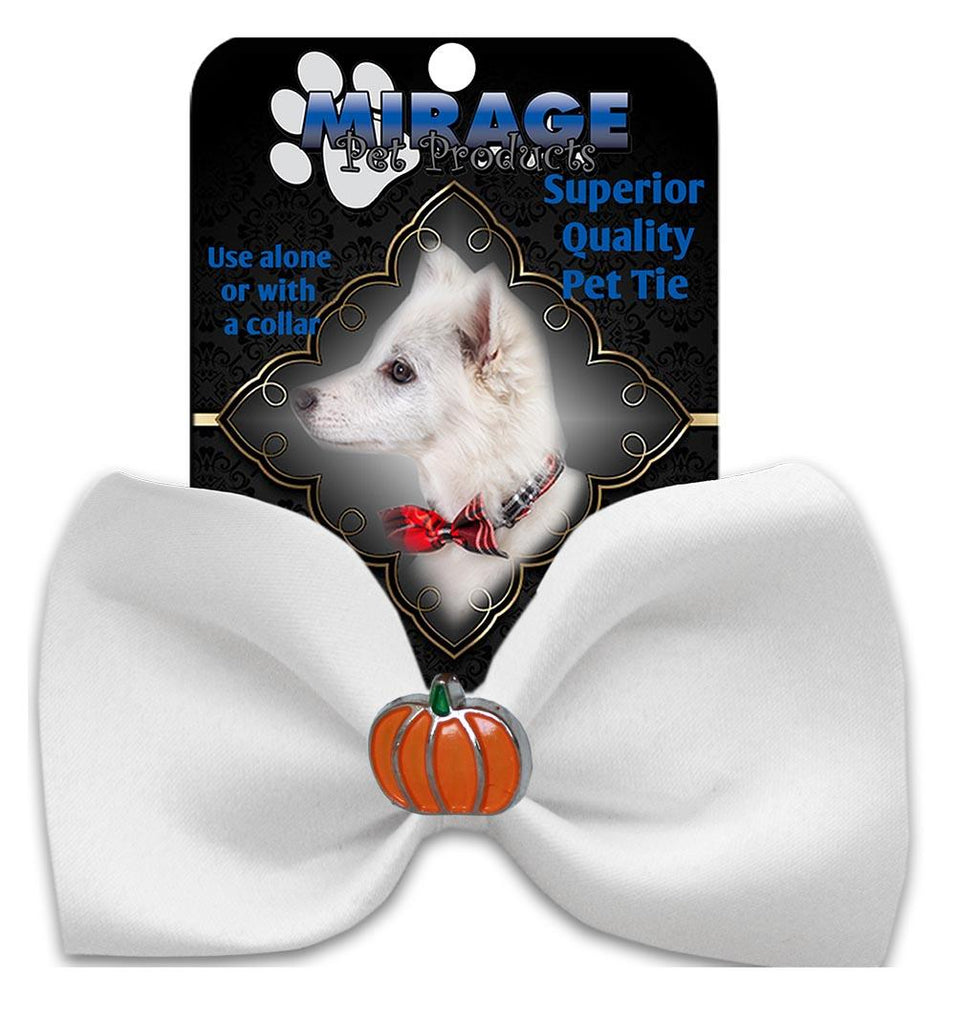 Pumpkin Widget Pet Bowtie White