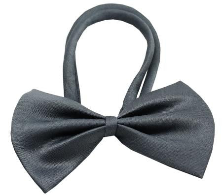 Plain Grey Bow Tie