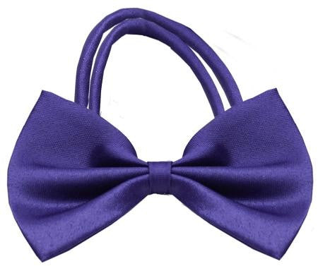 Plain Purple Bow Tie