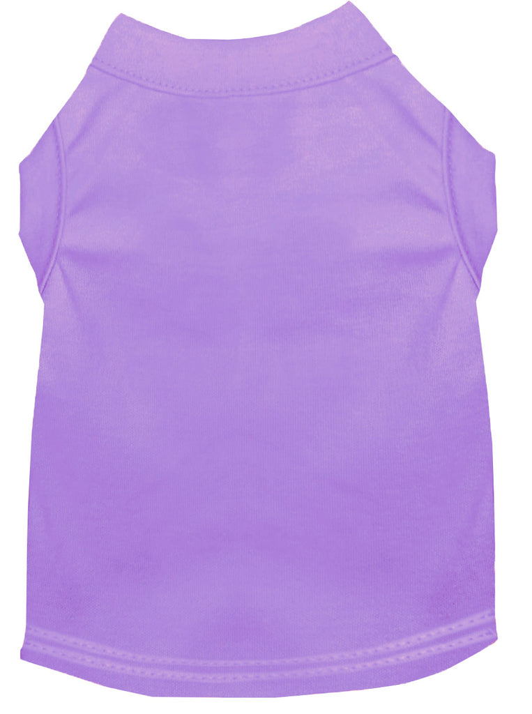 Plain Pet Shirts Lavender Xs