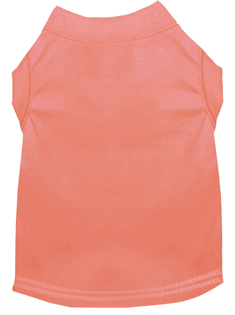 Plain Pet Shirts Peach Xs