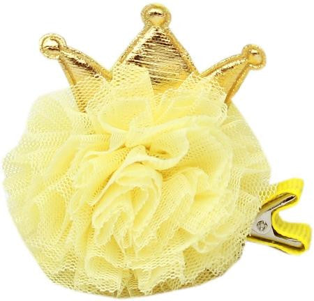 Princess Puff Clip-on Yellow