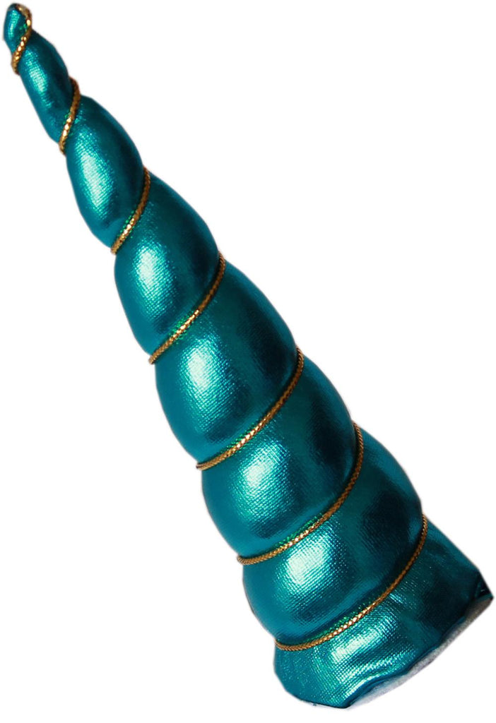 Unicorn Horn For Small And Medium Pets Metallic Aqua