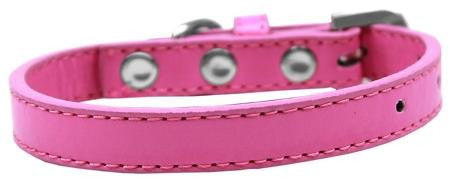 Wichita Plain Dog Collar Bright Pink Size 10