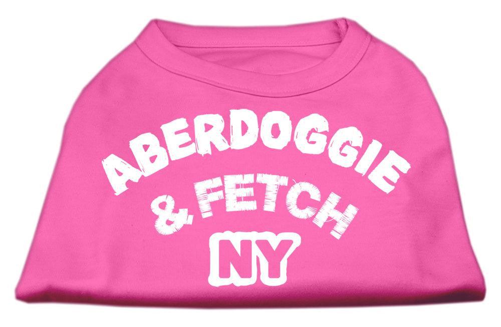 Aberdoggie NY Screenprint Shirts Bright Pink XL (16)