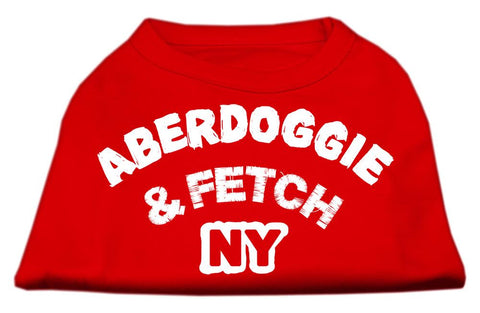 Aberdoggie NY Screenprint Shirts Red XL (16)