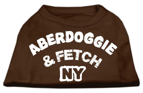 Aberdoggie NY Screenprint Shirts Brown XXXL (20)