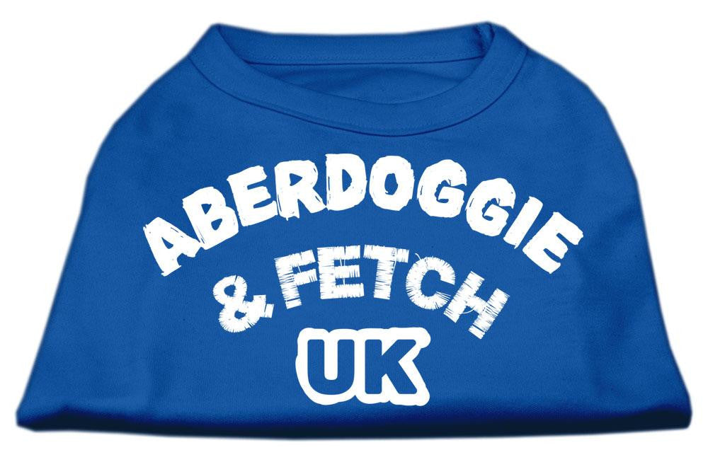 Aberdoggie UK Screenprint Shirts Blue Lg (14)