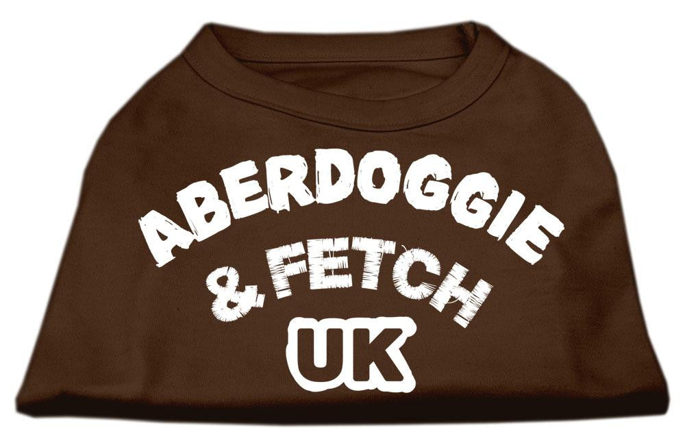 Aberdoggie UK Screenprint Shirts Brown Lg (14)