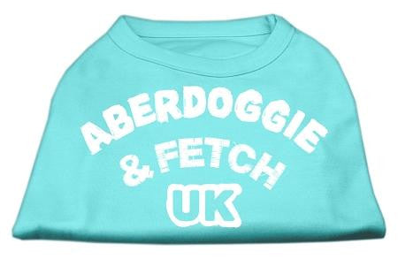 Aberdoggie UK Screenprint Shirts Aqua Sm (10)