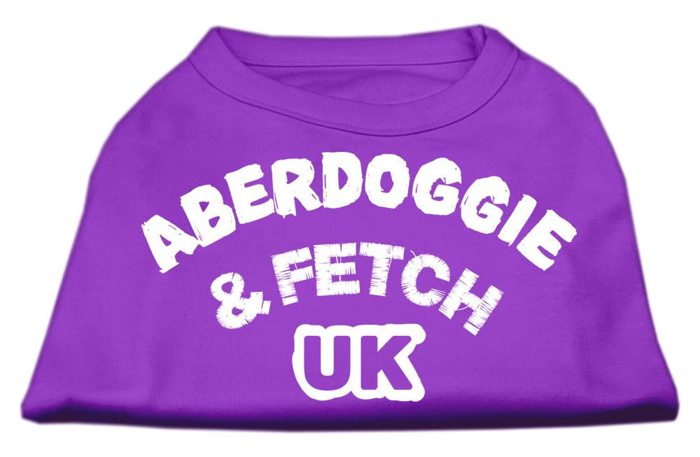 Aberdoggie UK Screenprint Shirts Purple XL (16)