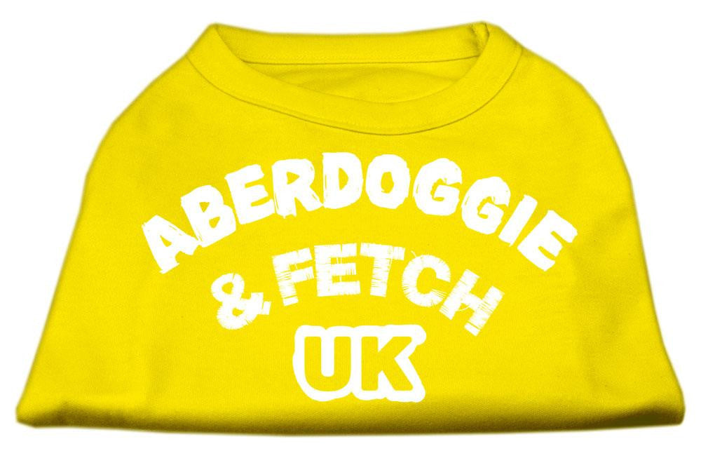 Aberdoggie UK Screenprint Shirts Yellow XS (8)