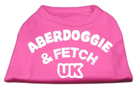 Aberdoggie UK Screenprint Shirts Bright Pink XXL (18)