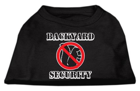 Backyard Security Screen Print Shirts Black M (12)