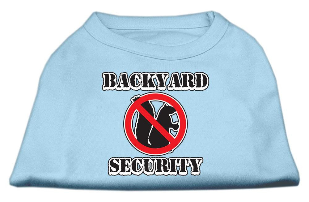 Backyard Security Screen Print Shirts Baby Blue XXXL(20)