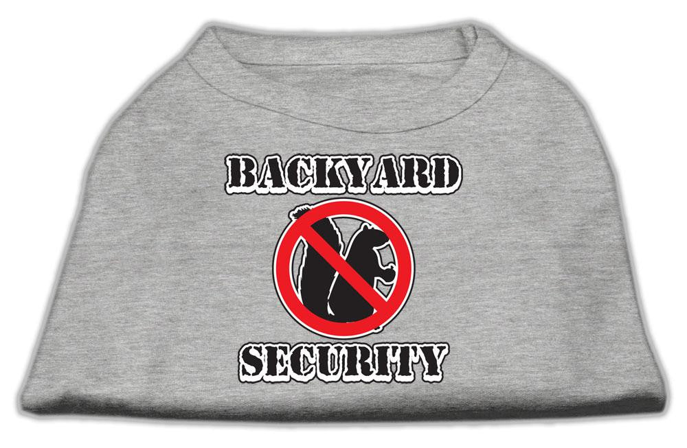 Backyard Security Screen Print Shirts Grey XXXL(20)