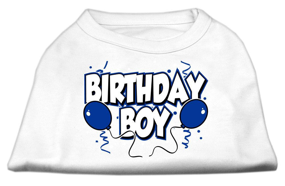 Birthday Boy Screen Print Shirts White Lg (14)