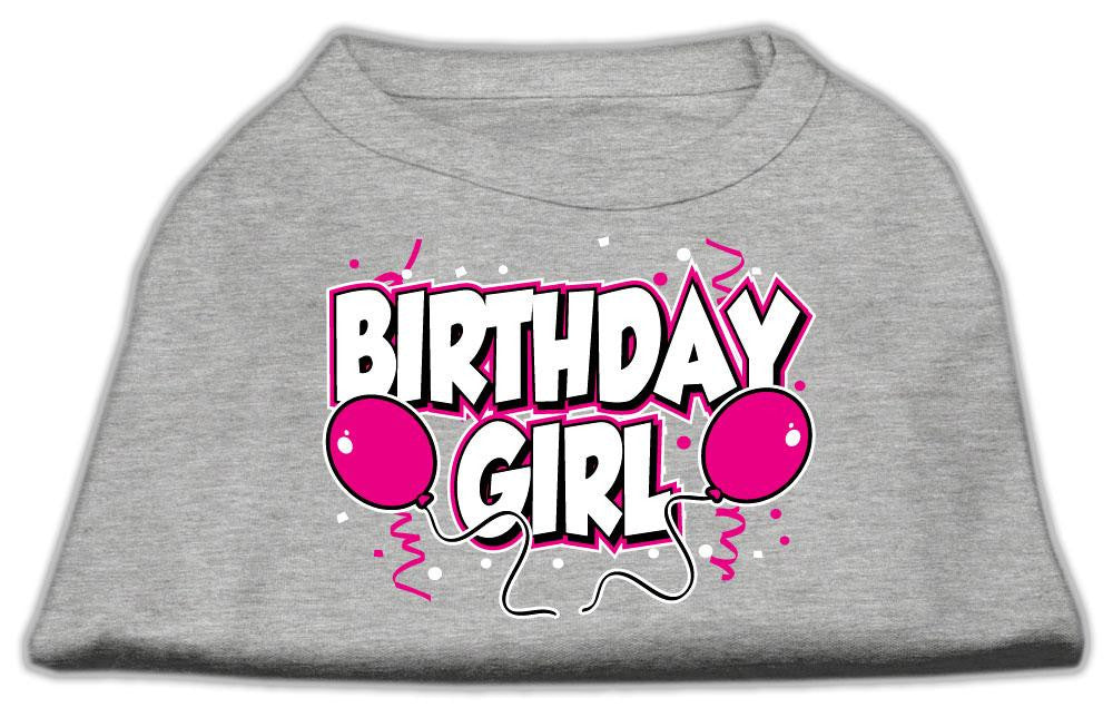 Birthday Girl Screen Print Shirts Grey Lg (14)