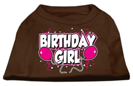 Birthday Girl Screen Print Shirts Brown XS (8)