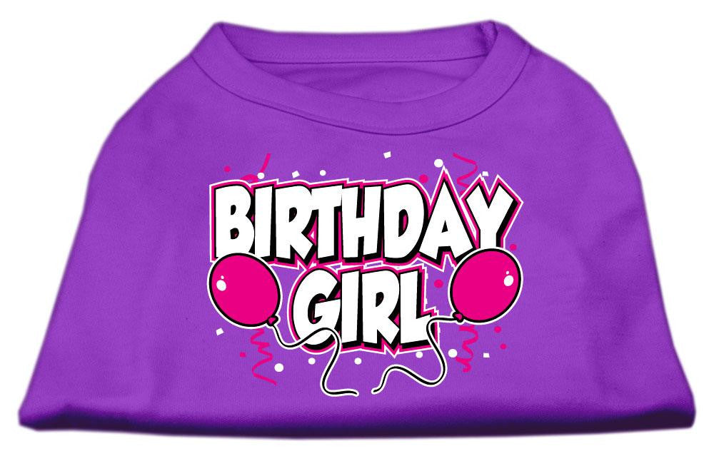 Birthday Girl Screen Print Shirts Purple XS (8)