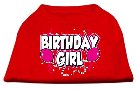 Birthday Girl Screen Print Shirts Red XS (8)