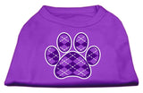 Argyle Paw  Screen Print Shirt