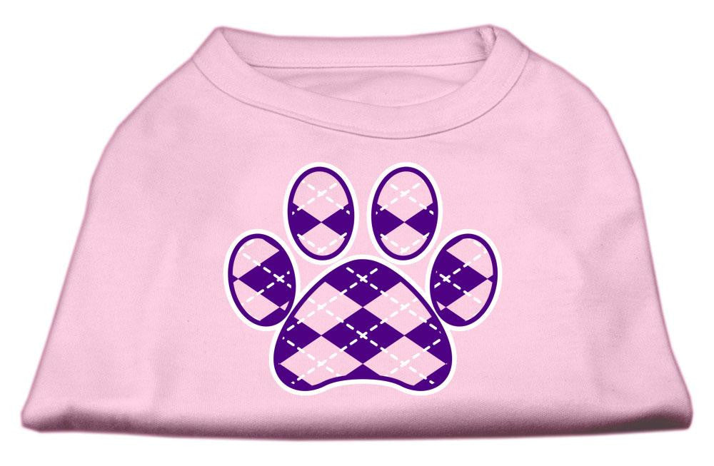 Argyle Paw  Screen Print Shirt