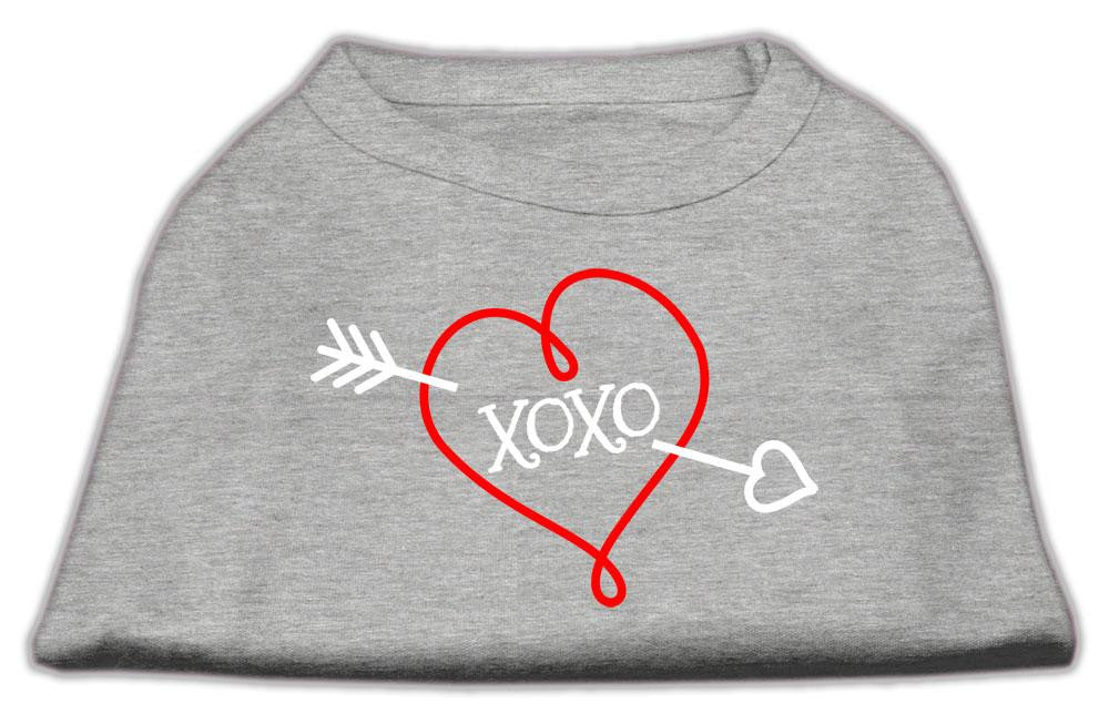 XOXO Screen Print Shirt Grey XS (8)