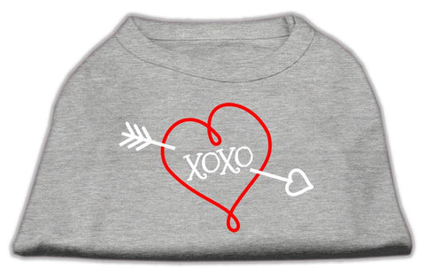 Xoxo Screen Print Shirt Grey Xxl (18)