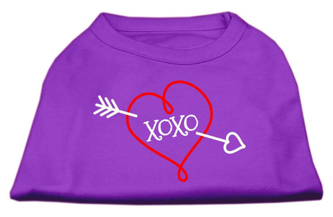 XOXO Screen Print Shirt Purple XXL (18)