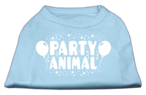 Party Animal Screen Print Shirt Baby Blue Lg (14)