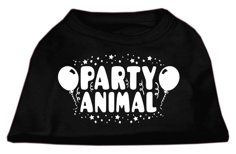 Party Animal Screen Print Shirt Black Med (12)