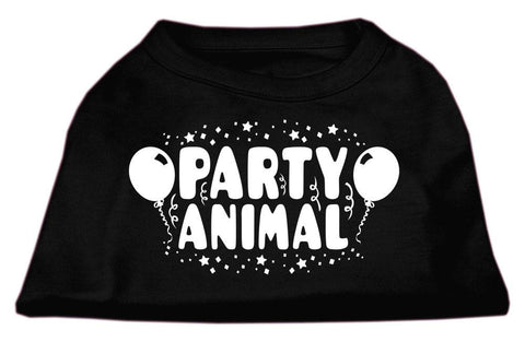 Party Animal Screen Print Shirt Black XS (8)