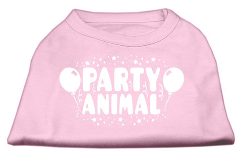 Party Animal Screen Print Shirt Light Pink XS (8)