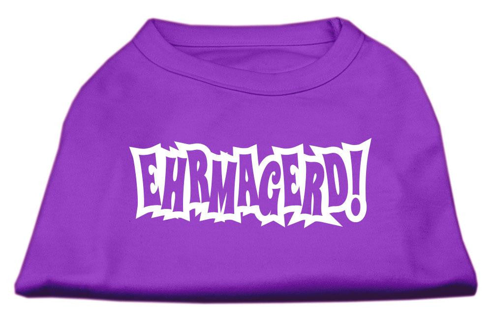 Ehrmagerd Screen Print Shirt Purple Lg (14)