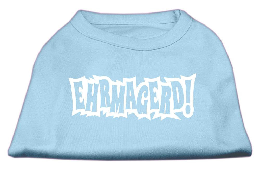 Ehrmagerd Screen Print Shirt Baby Blue Med (12)