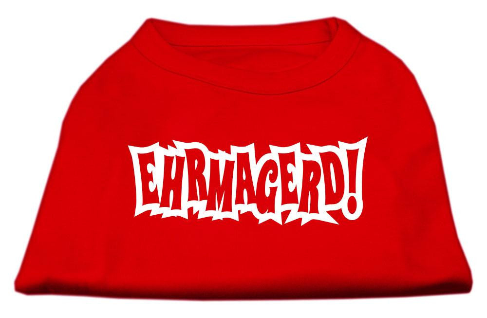 Ehrmagerd Screen Print Shirt Red Sm (10)