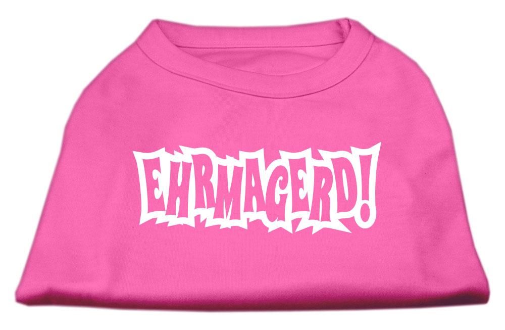 Ehrmagerd Screen Print Shirt Bright Pink Xs (8)