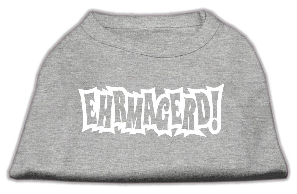 Ehrmagerd Screen Print Shirt Grey Xxl (18)