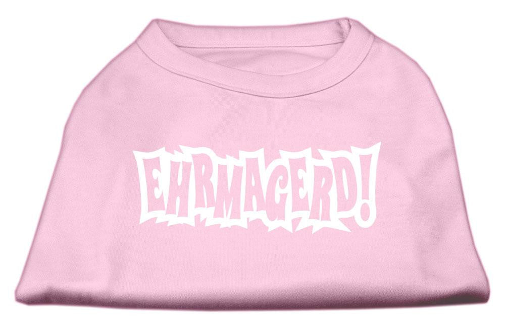 Ehrmagerd Screen Print Shirt Light Pink XXL (18)