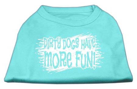 Dirty Dogs Screen Print Shirt Aqua Lg (14)