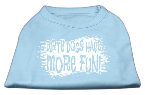 Dirty Dogs Screen Print Shirt Baby Blue Lg (14)