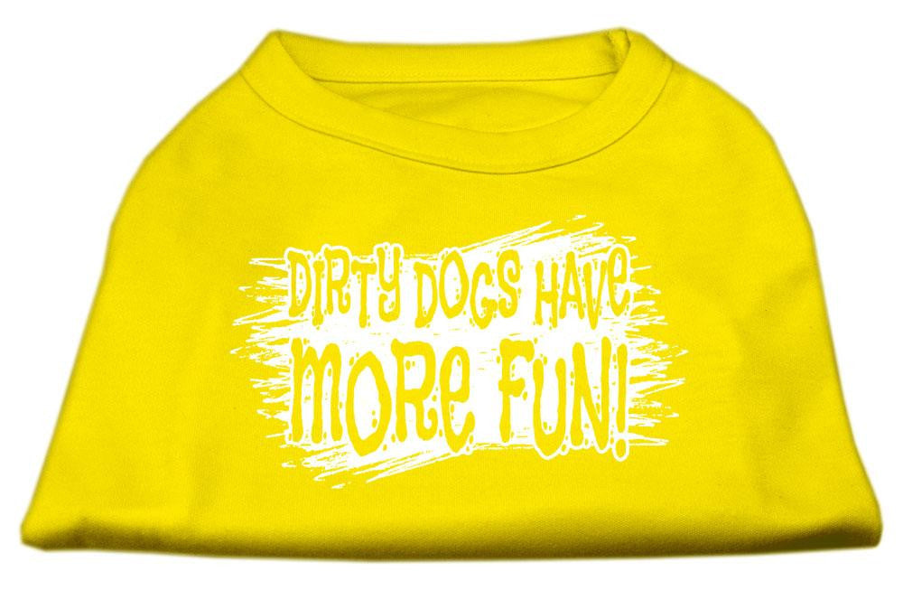 Dirty Dogs Screen Print Shirt Yellow Sm (10)