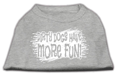 Dirty Dogs Screen Print Shirt Grey XL (16)