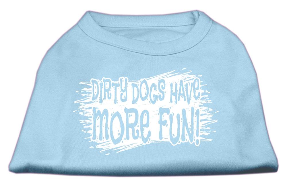 Dirty Dogs Screen Print Shirt Baby Blue Xs (8)