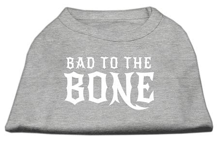 Bad To The Bone Dog Shirt Grey Xxl (18)